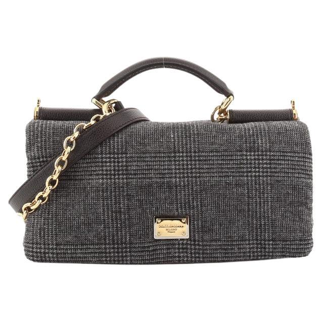 Dolce & Gabbana Miss Sicily Bag Wool East West