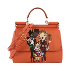 Dolce & Gabbana Miss Sicily Family Handbag Patchwork Leather Medium