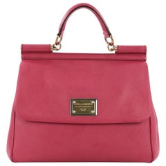 Dolce & Gabbana Miss Sicily Handbag Leather Large