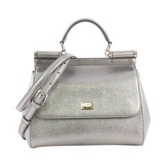 Dolce & Gabbana Miss Sicily Handbag Leather Medium