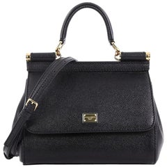 Dolce & Gabbana Miss Sicily Handbag Leather Small