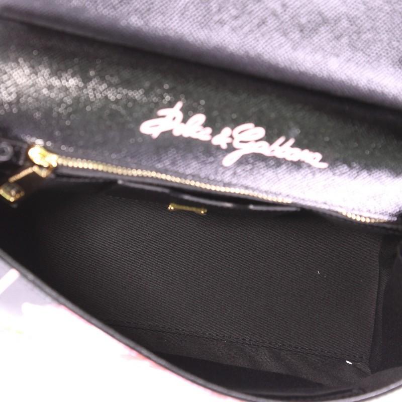 Dolce & Gabbana Miss Sicily Handbag Printed Leather Medium 1