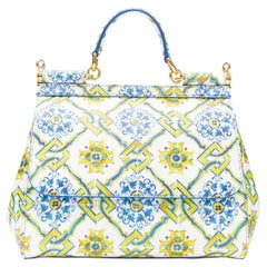 New Rare Dolce and Gabbana Maiolica Sicily Bag at 1stDibs  dolce gabbana  majolica bag, dolce and gabbana sicily bag limited edition, dolce and  gabbana majolica bag