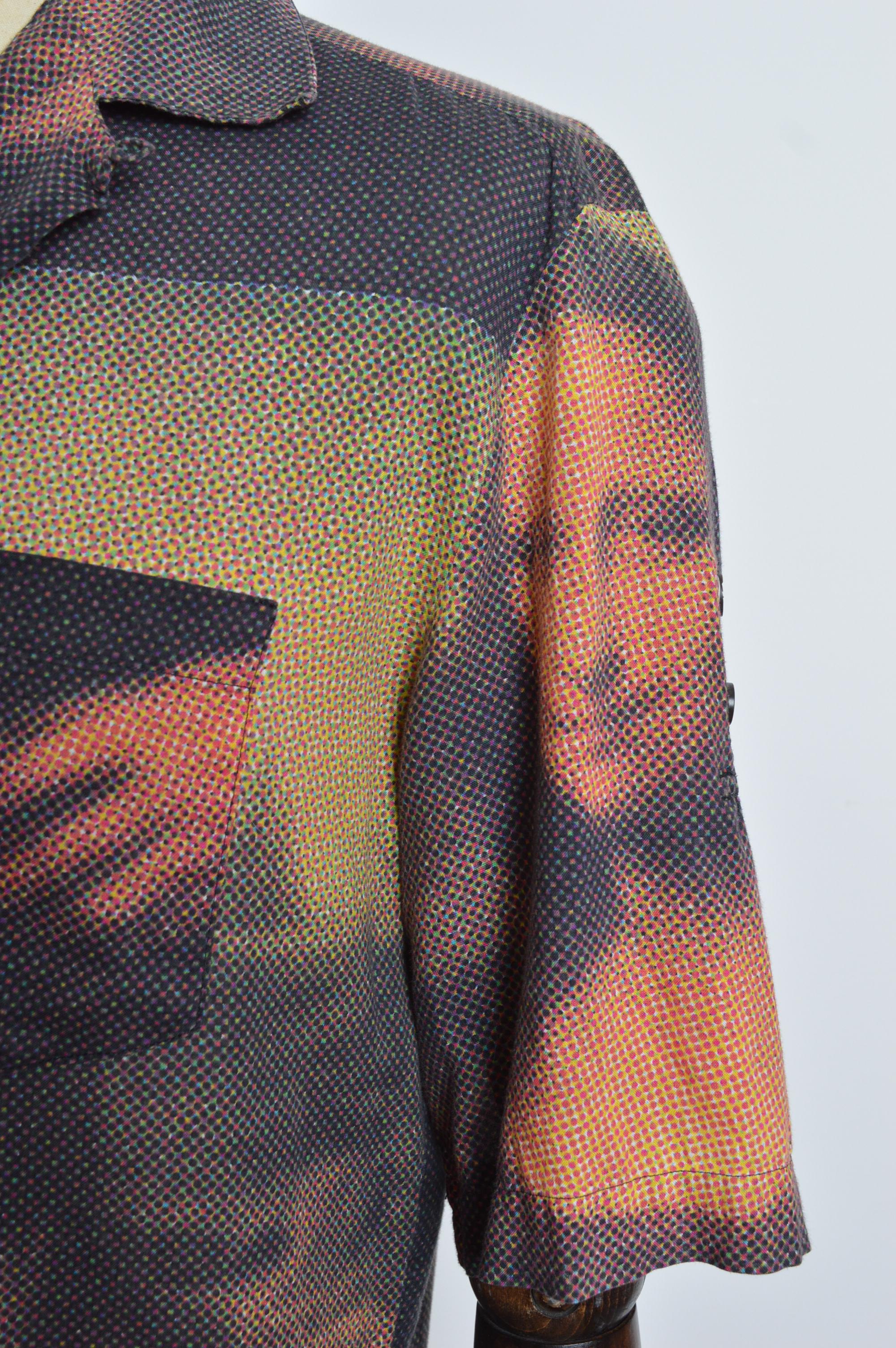 Dolce & Gabbana Mona Lisa Printed Cotton short sleeve Art pattern Shirt For Sale 2