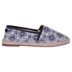 Dolce & Gabbana - Monkey Printed Espadrilles TREMITI Blue EUR 39