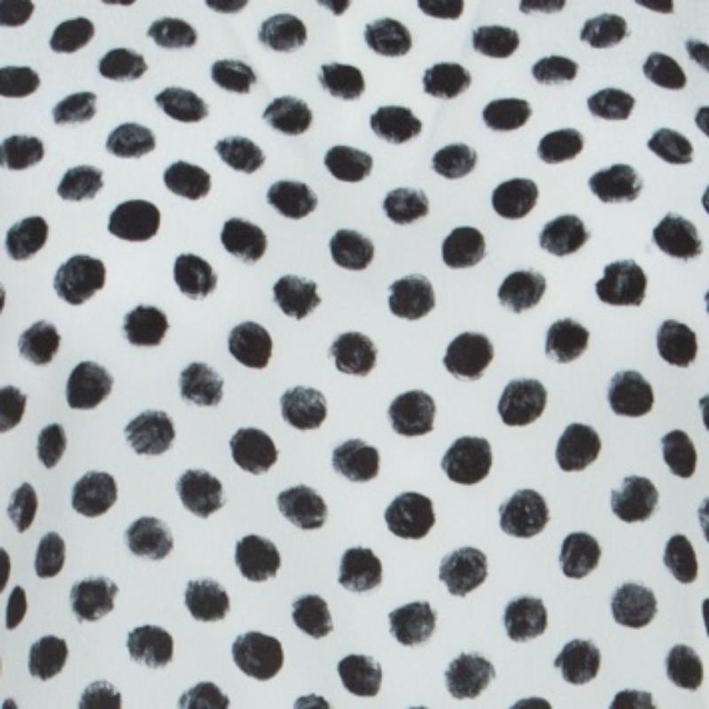 Donna Dolce & Gabbana Camicetta in seta monocromatica con stampa Dot Dot Dot M. in vendita