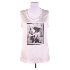 Dolce & Gabbana Monroe silk tank top, size 44