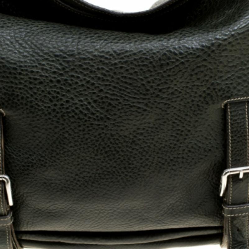 Noir Sac hobo Miss Forever Dolce & Gabbana en cuir vert mousse en vente