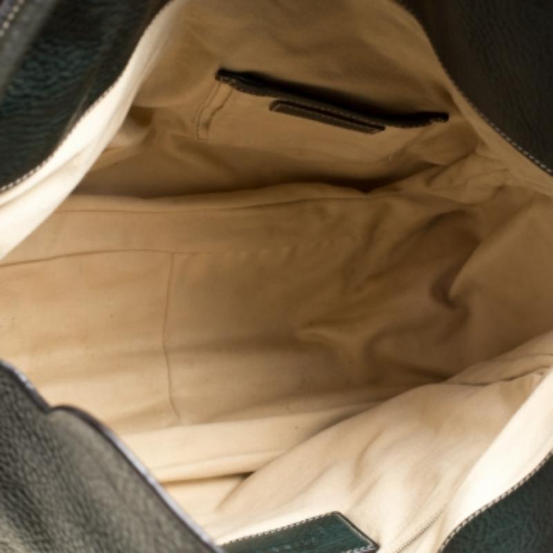 Sac hobo Miss Forever Dolce & Gabbana en cuir vert mousse en vente 2