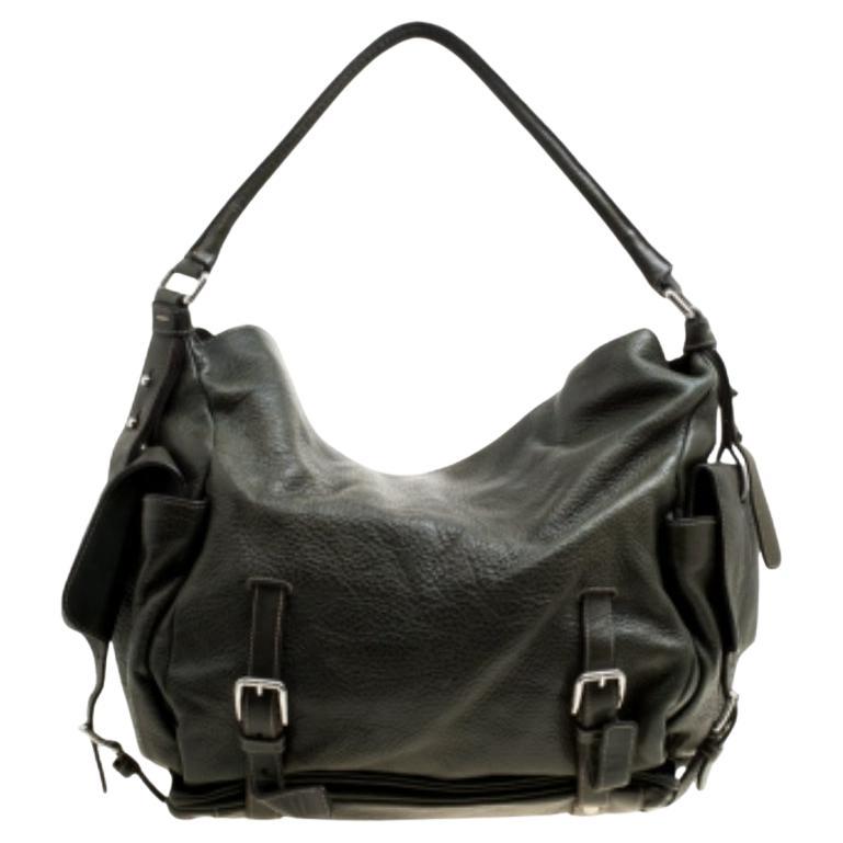 Sac hobo Miss Forever Dolce & Gabbana en cuir vert mousse en vente