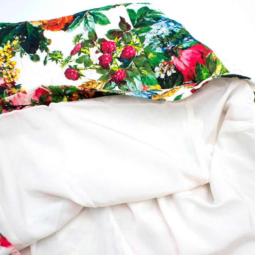 Dolce & Gabbana Multi-Colored Floral Print Dress IT 40 4