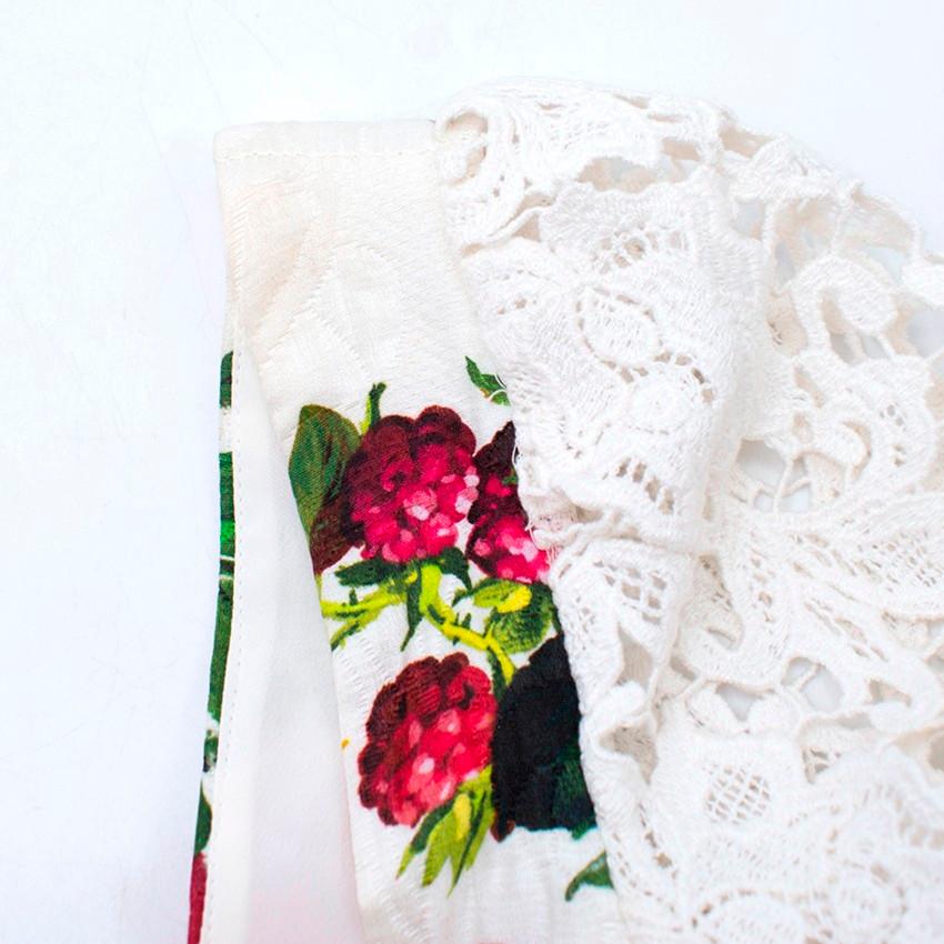 Dolce & Gabbana Multi-Colored Floral Print Dress IT 40 1