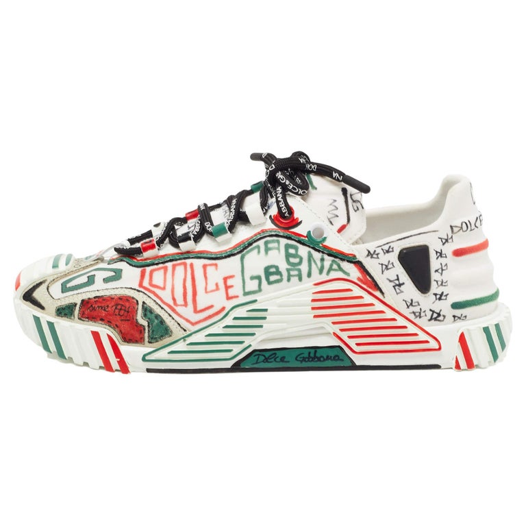 Dolce & Gabbana Multicolor Logo Low Top NS1 Sneakers Shoes main image 1