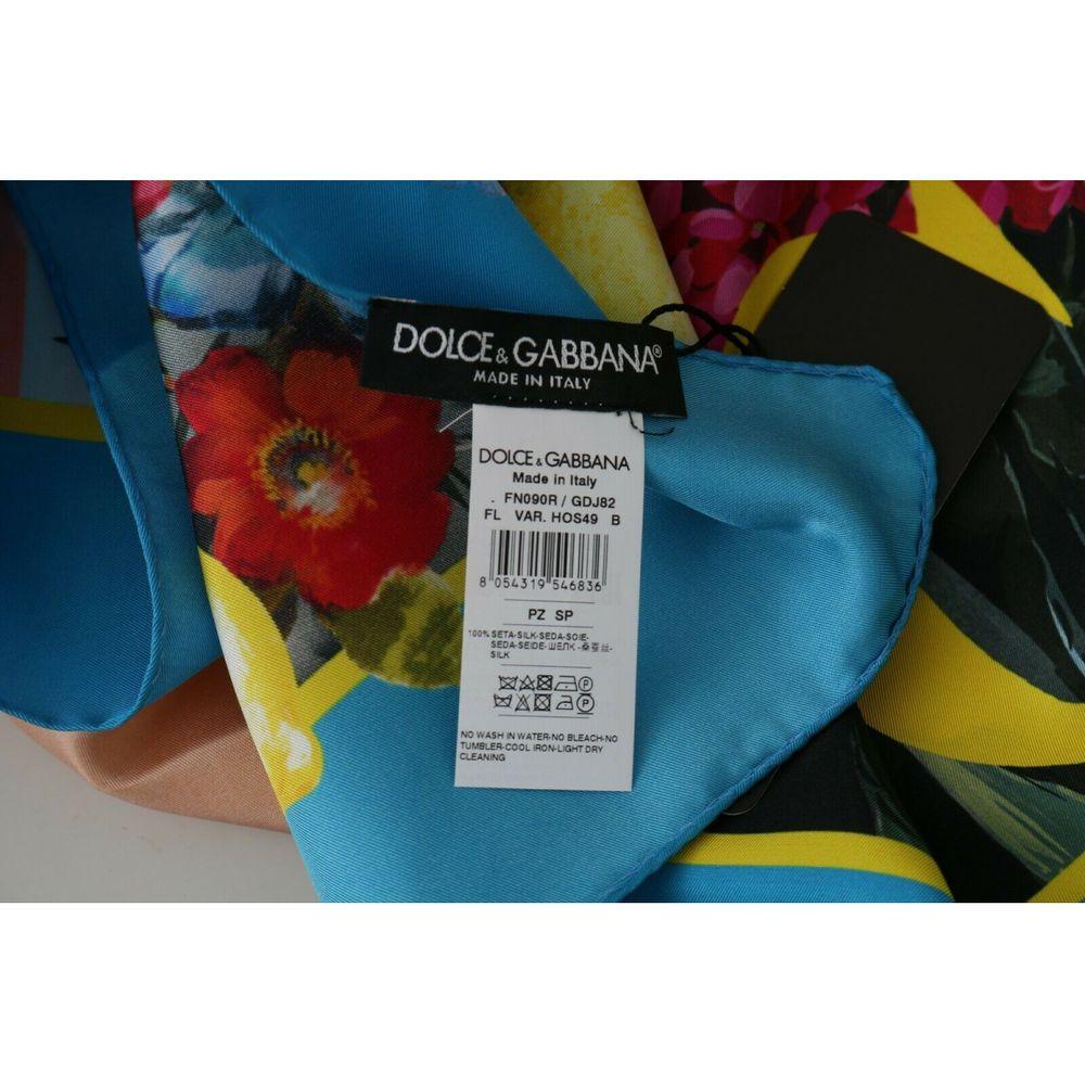 Dolce & Gabbana Multicolor Capri Print Scarf 2