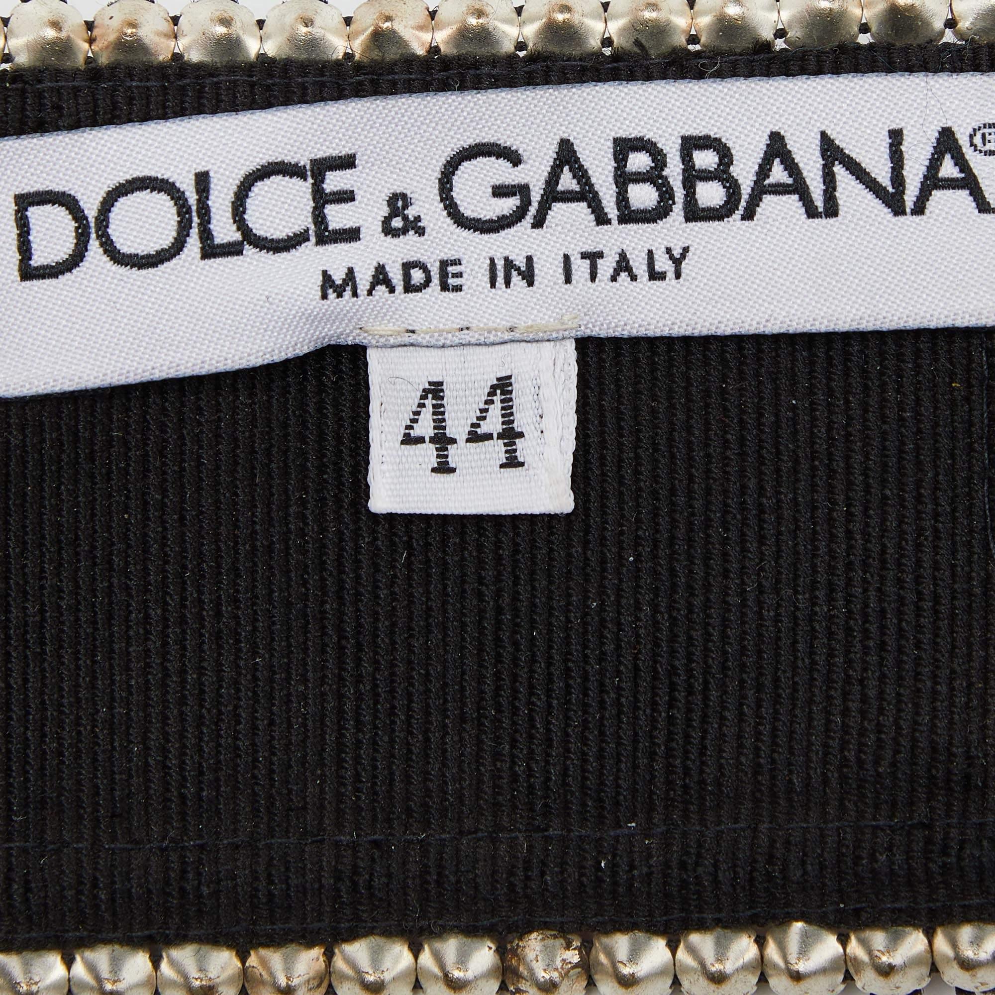 Women's Dolce & Gabbana Multicolor Crystals Embellished Waist Belt For Sale