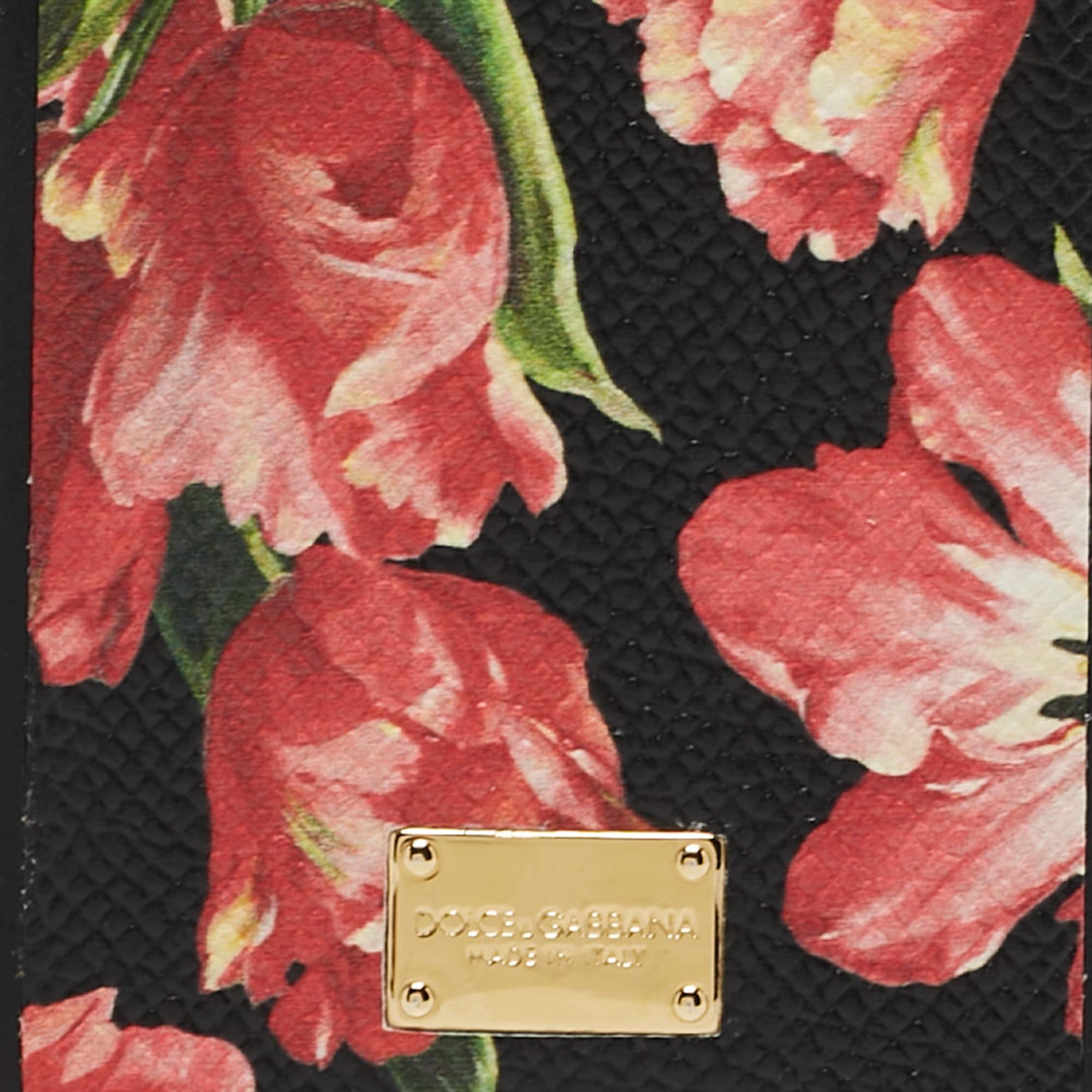 Women's Dolce & Gabbana Multicolor Floral Print Leather iPhone 6 Case For Sale