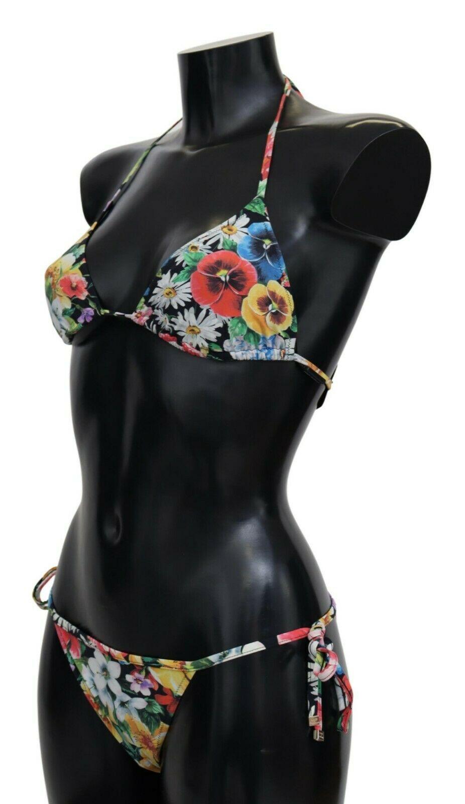 floral two piece swimsuit