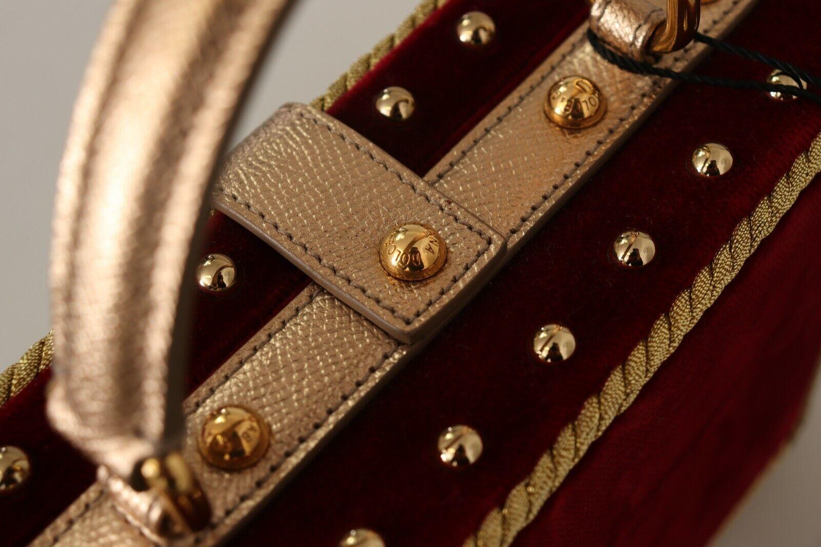 Dolce & Gabbana Multicolor Gold Angel Rose DG Box Handbag Shoulder Bag Da Sera For Sale 1