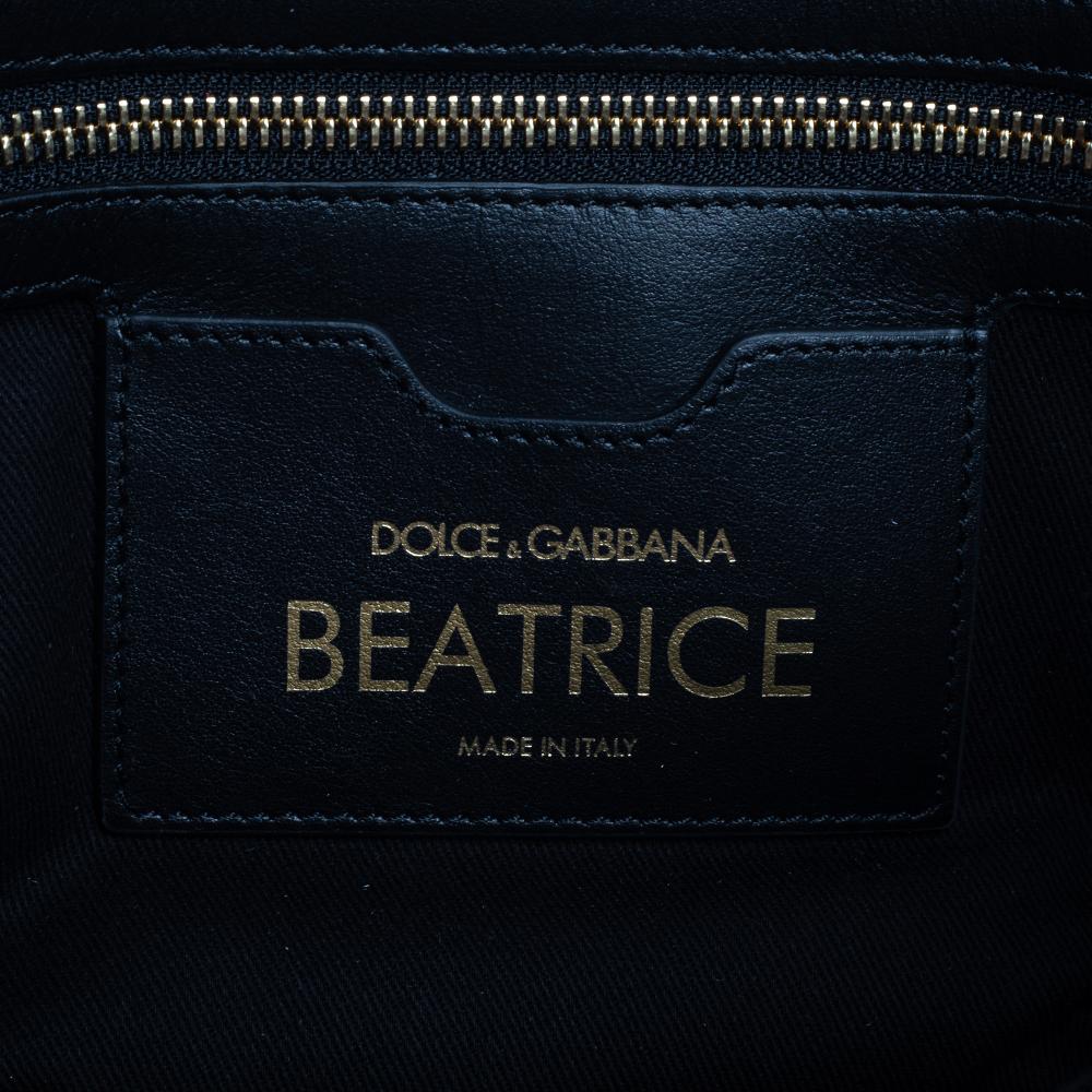 Dolce & Gabbana Multicolor Graffiti Leather Beatrice Studed Tote 3