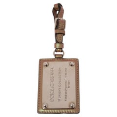 Dolce & Gabbana Mehrfarbiger schillernder Leder-Gepäcktasche-Tag