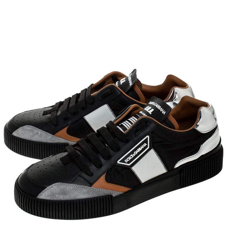Dolce & Gabbana White Miami Leather Low Top Men Sneakers Shoes