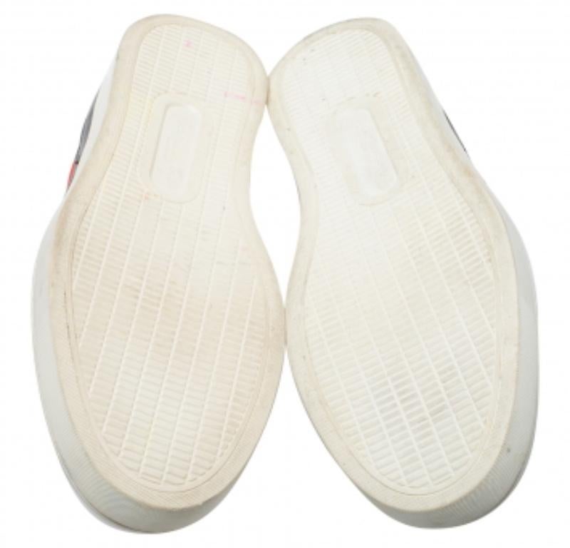 Dolce & Gabbana Multicolor Leather And Nylon Nigeria Sneakers Size 45 For Sale 2