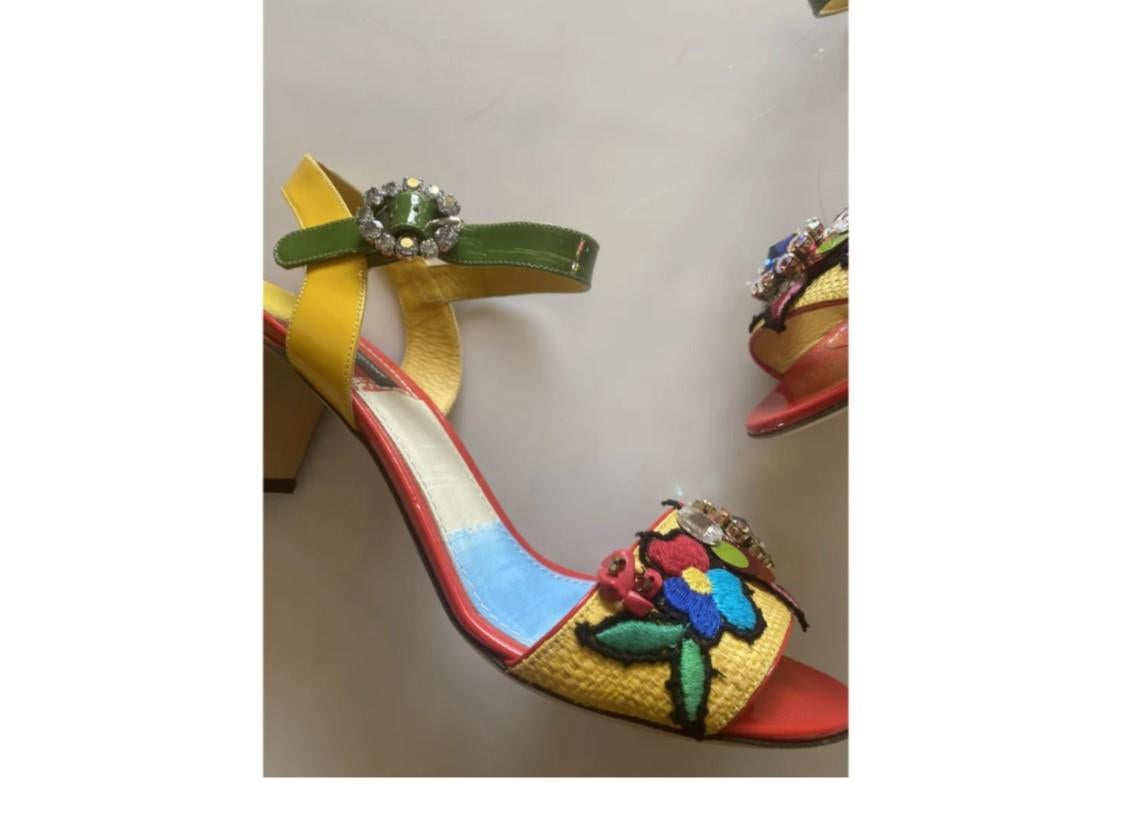 dolce gabbana flower shoes