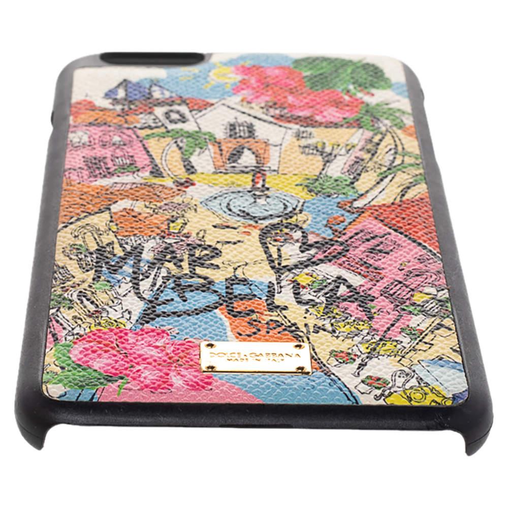 Women's Dolce & Gabbana Multicolor Leather Marbella iPhone 6/6s Plus Cover