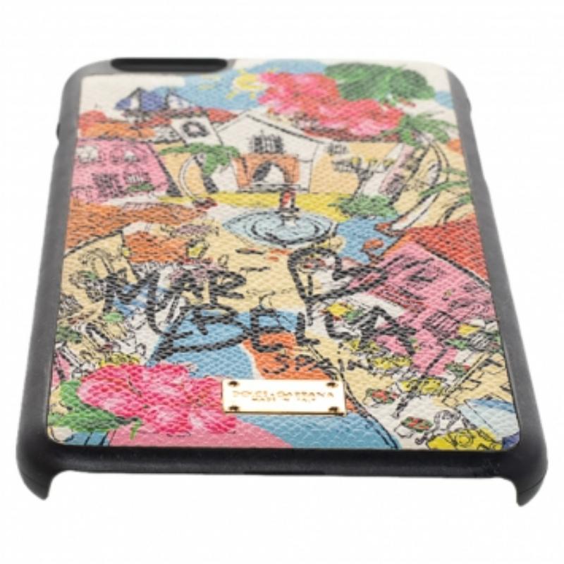 Dolce & Gabbana Marbella iPhone 6/6s Plus Deckel aus mehrfarbigem Leder, Marbella 1