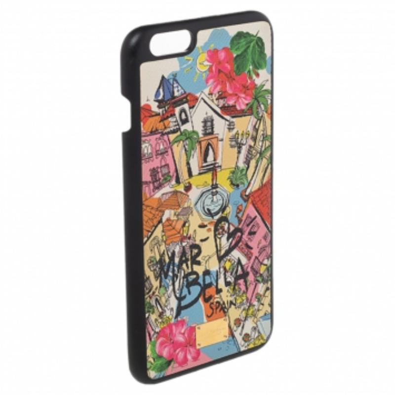 Dolce & Gabbana Marbella iPhone 6/6s Plus Deckel aus mehrfarbigem Leder, Marbella 3