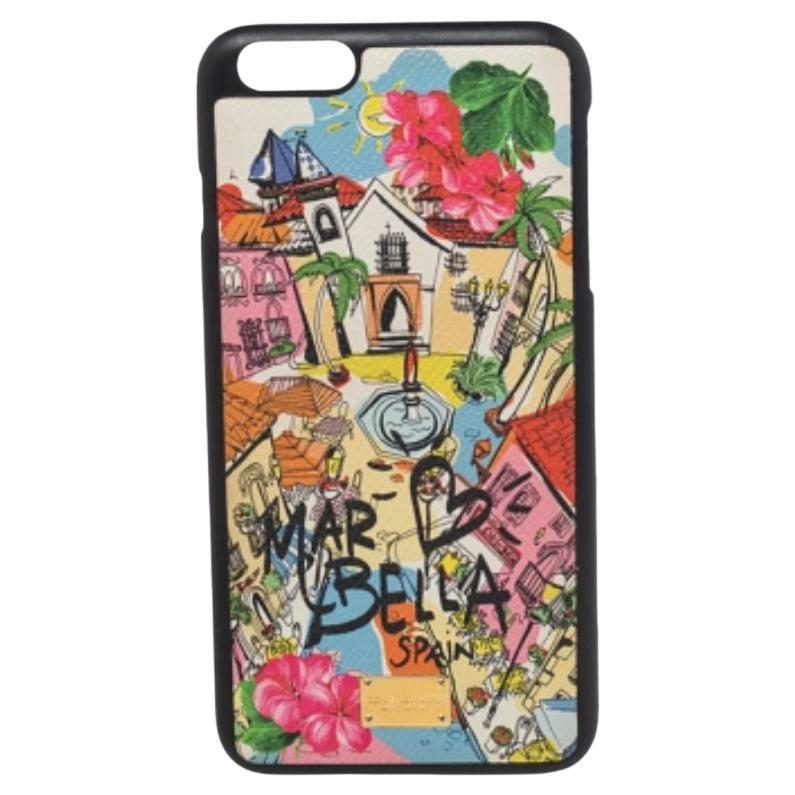 Dolce & Gabbana - Couverture Marbella pour iPhone 6/6s Plus en cuir multicolore