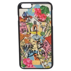 Dolce & Gabbana Marbella iPhone 6/6s Plus Deckel aus mehrfarbigem Leder, Marbella