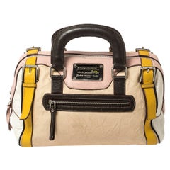 Dolce & Gabbana Multicolor Leather Miss Easy Way Satchel