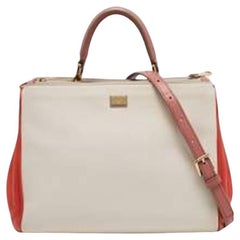 Dolce & Gabbana Multicolor Leather Miss Sicily Top Handle Bag
