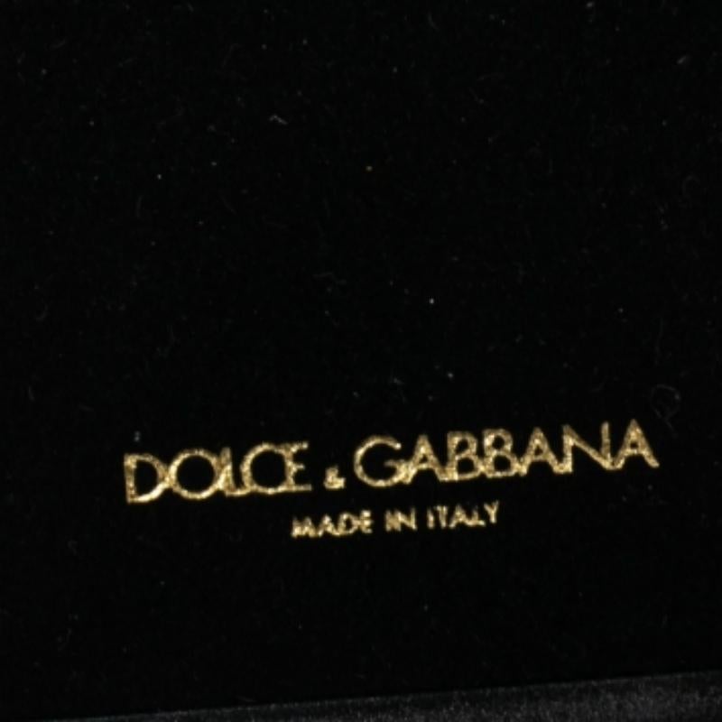 Dolce & Gabbana Multicolor Leather Pineapple Crystal Embellished iPhone 7 Cover In Excellent Condition For Sale In Dubai, Al Qouz 2