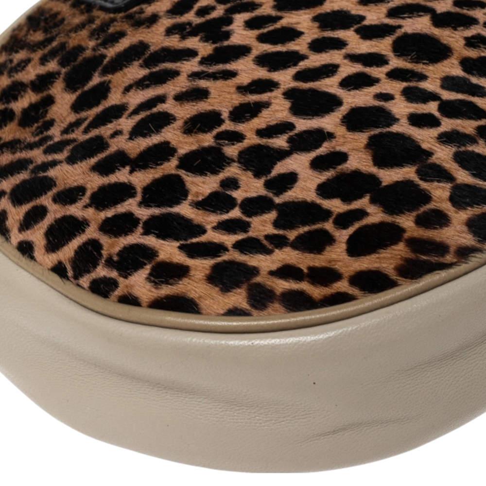 Dolce & Gabbana Multicolor/Leopard Print Calf Hair And Leather Shoulder Bag 5