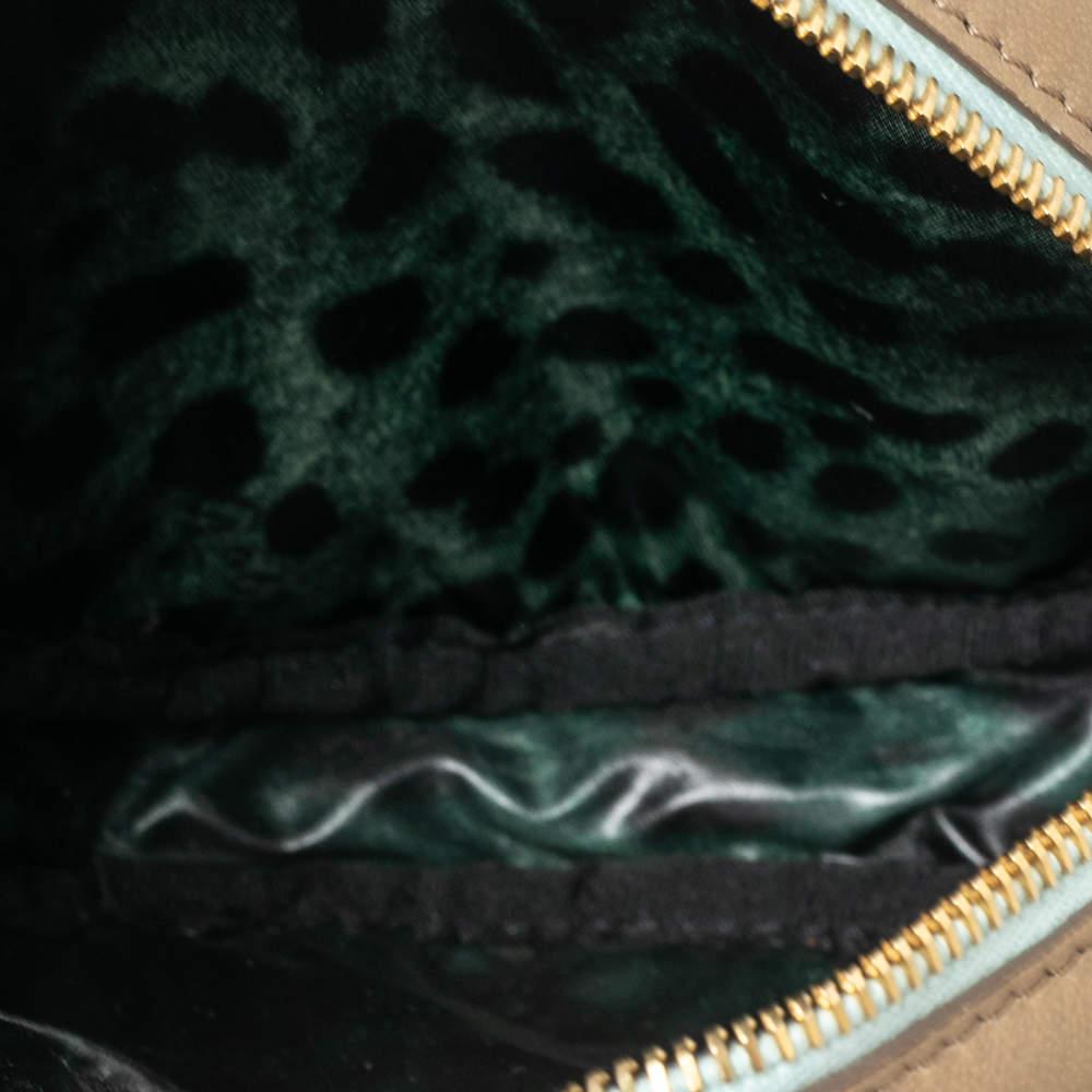 Dolce & Gabbana Umhängetasche aus Kalbshaar und Leder mit mehrfarbigem/leopardfarbenem Druck im Angebot 5