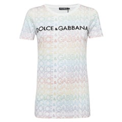 Dolce
Gabbana Multicolor Logo Print Cotton T-Shirt S Dolce
Gabbana Multicolor Logo Print Cotton T-Shirt S