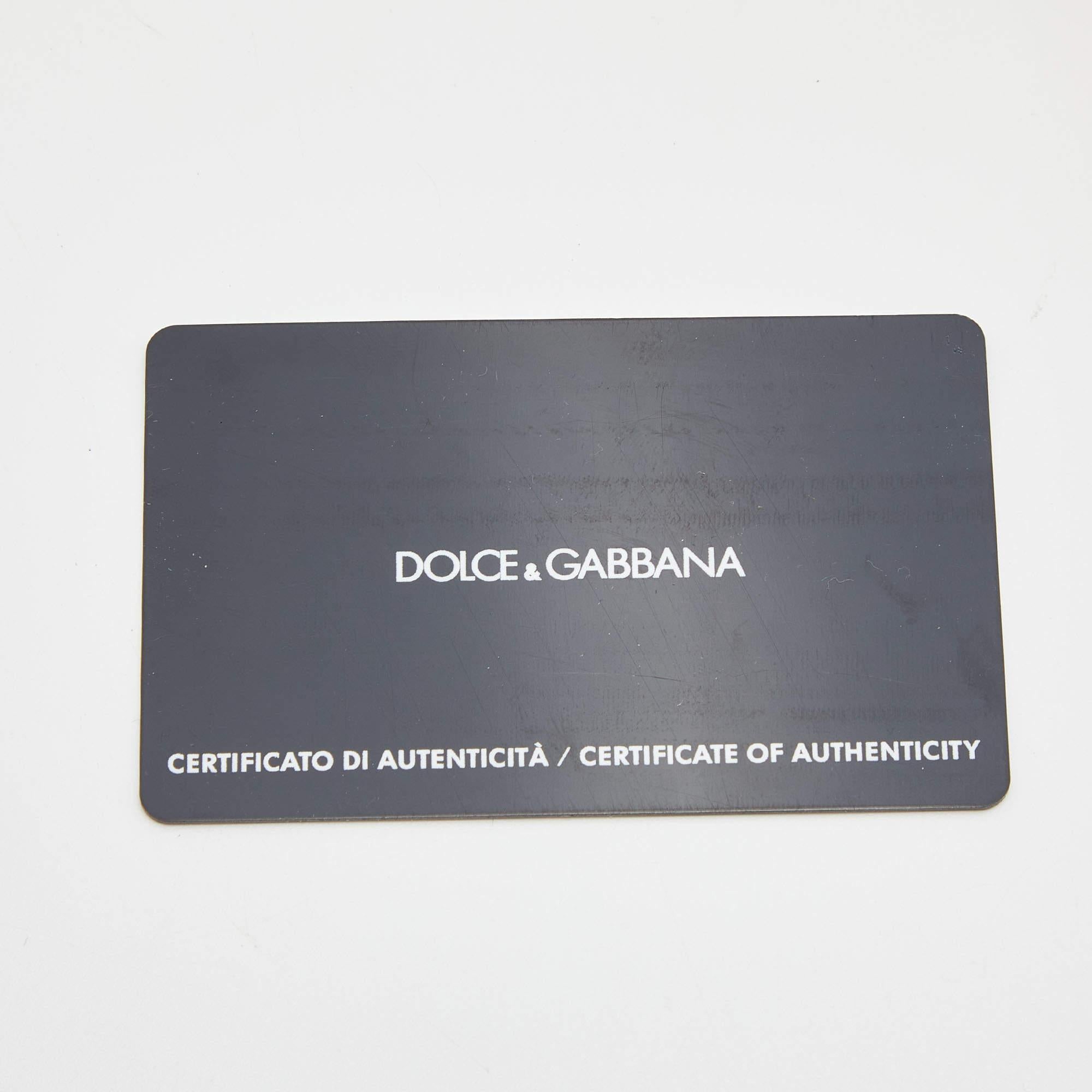 Dolce & Gabbana Multicolor Print Leather Miss Sicily Von Crossbody Bag 1