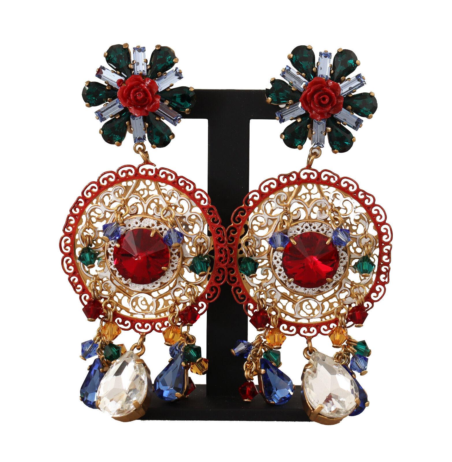 DOLCE & GABBANA

Gorgeous brand new with tags, 100% Authentic Dolce & Gabbana Earrings.



Model: Clip-on Dangling
Motive: Carretto
Material: 60% Brass, 30% Glass, 10% Crystal

Color: Gold
Crystals: Multicolor

Logo details
Made in Italy

Length: