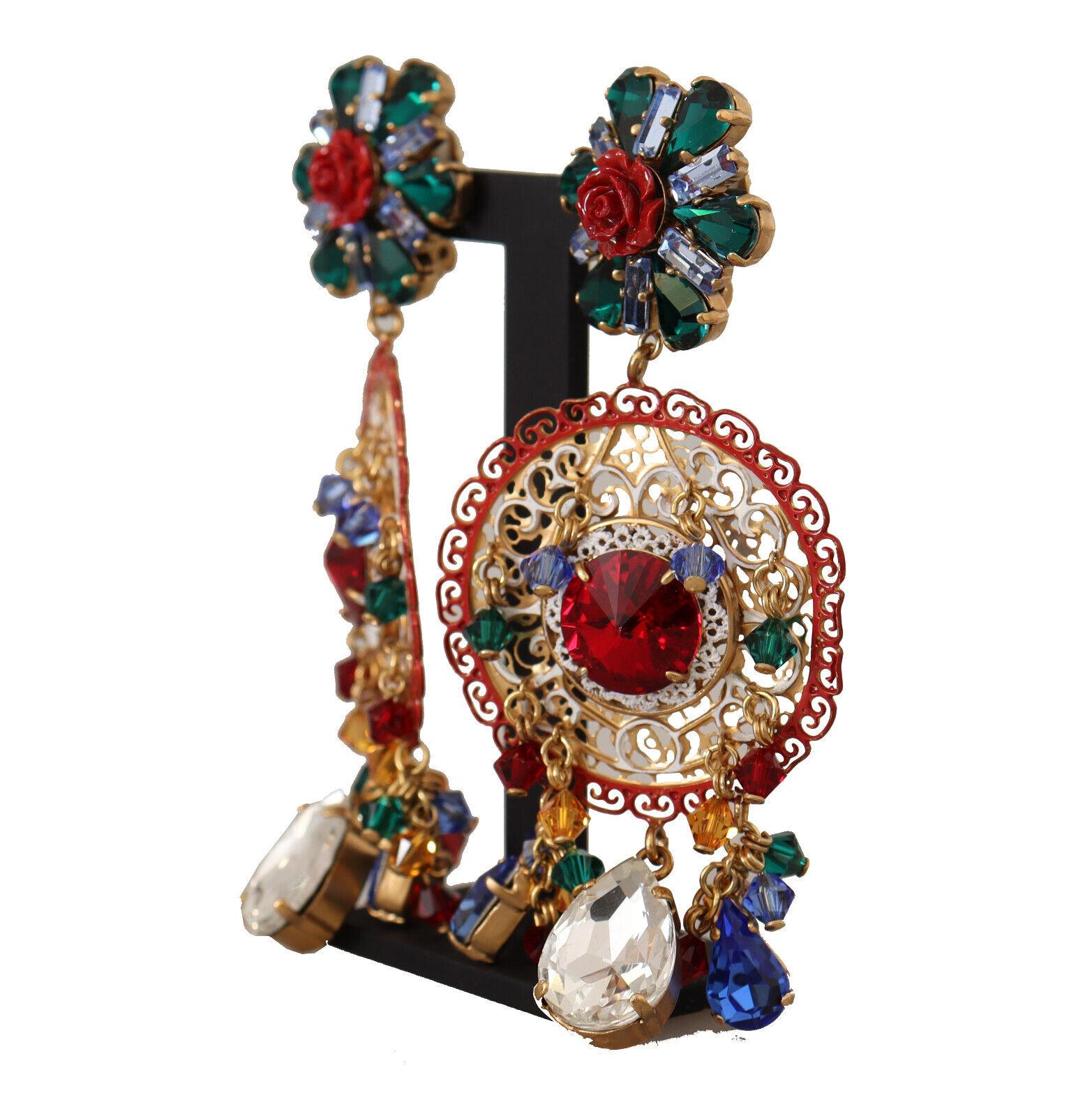 dolce and gabbana clip on earrings