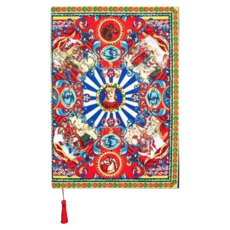 Dolce & Gabbana Multicolor Sicily Caretto Italy Notebook Notepad Diary Journal