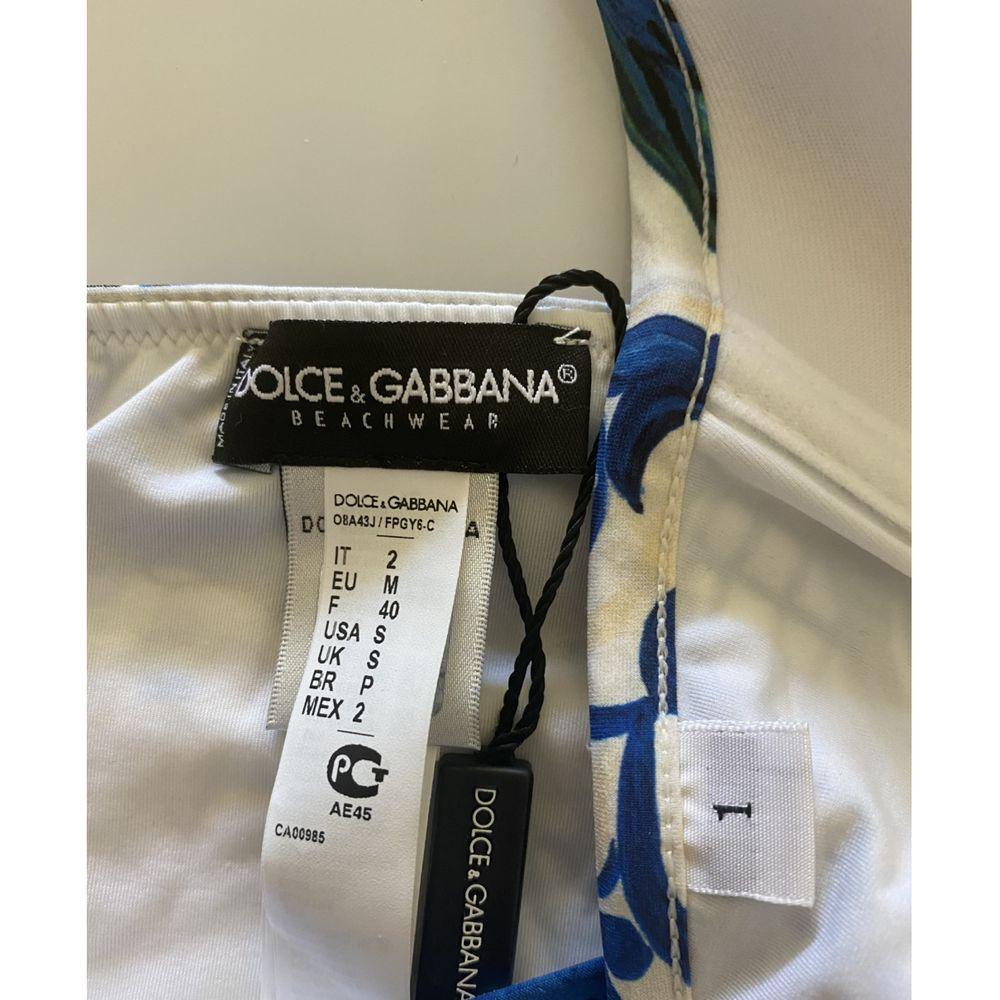 Dolce & Gabbana Multicolor Sicily Maiolica Swimsuit Bikini Swimwear Beachwear  1