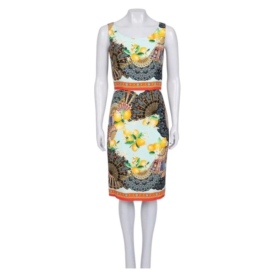Dolce & Gabbana Multicolor Silk Dress - Vibrant Print IT46/XL