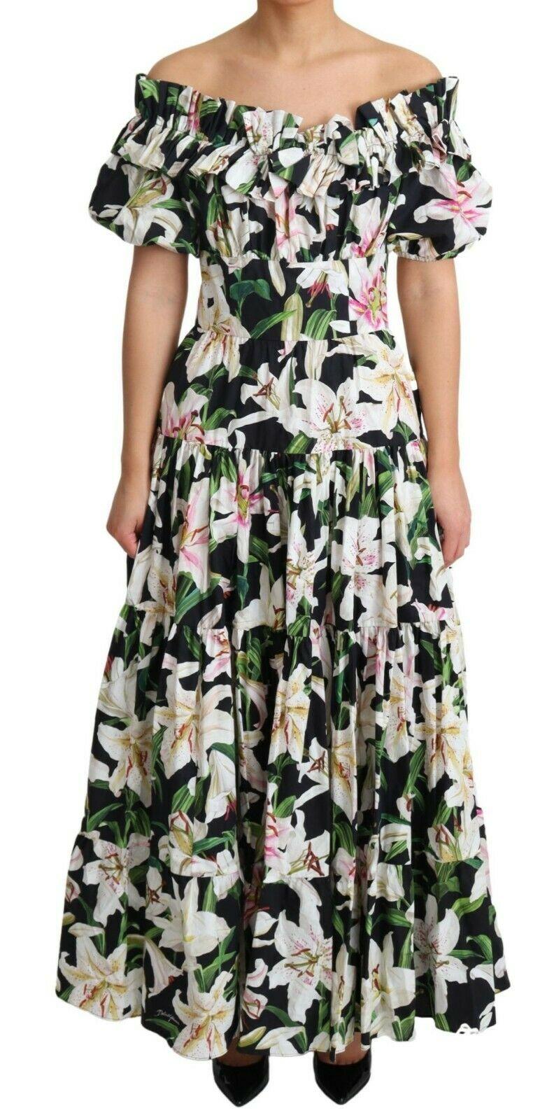 dolce and gabbana floral maxi dress