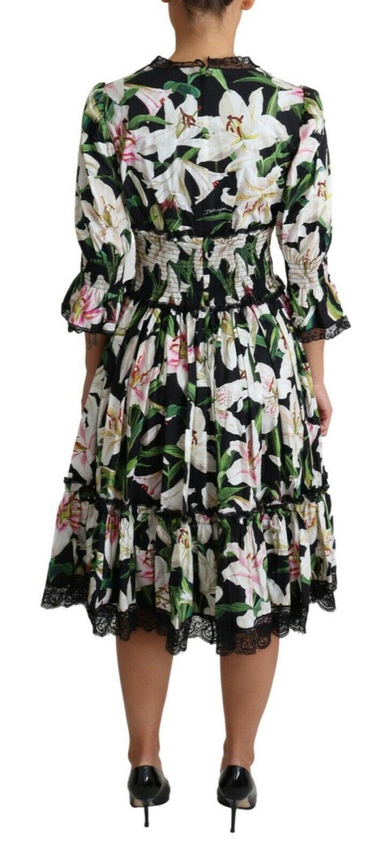 lily print dress