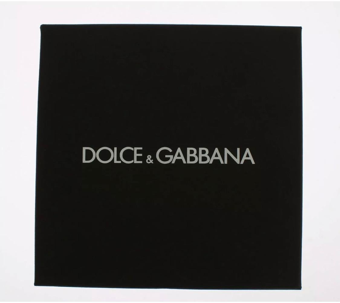 Dolce & Gabbana Multicolor White Lilies Floral Clip-on Dangle Earrings Devotion 5