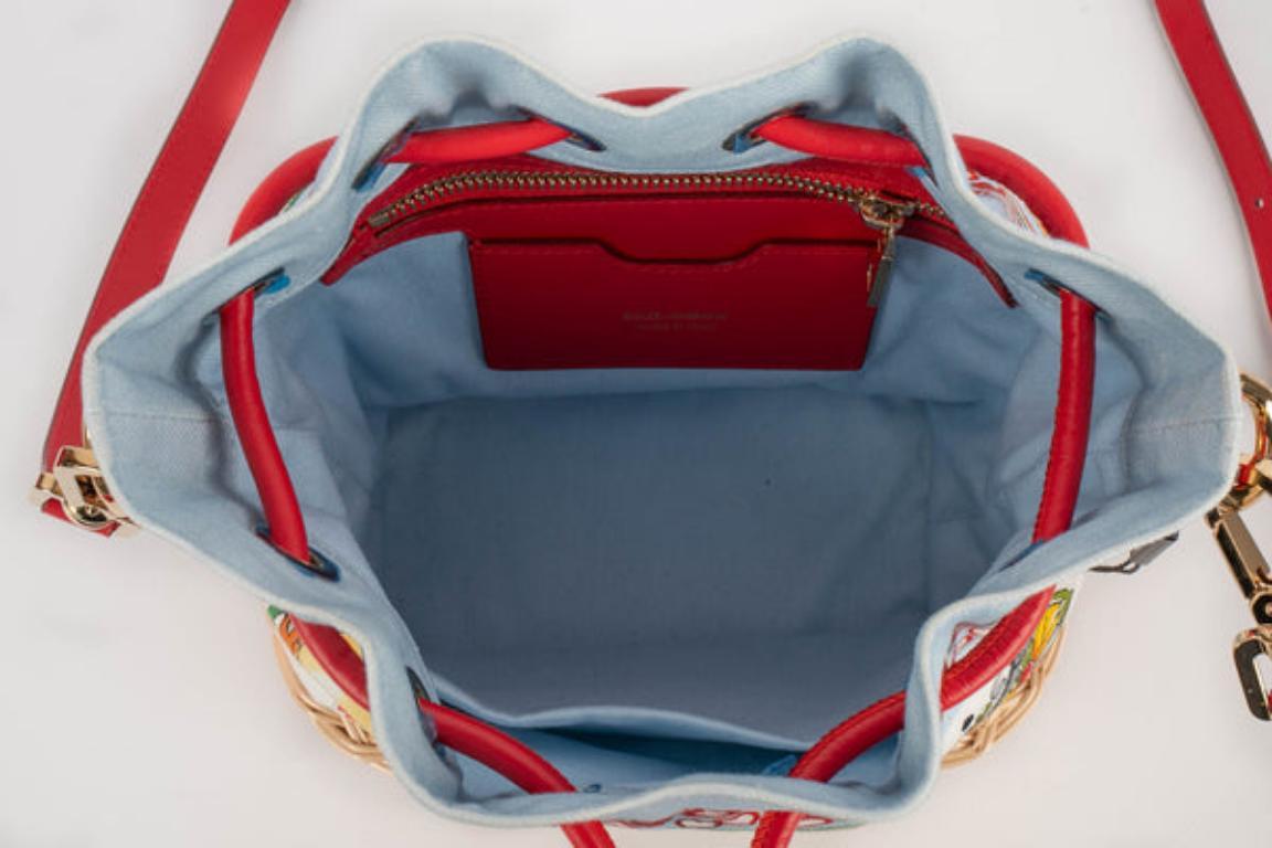 Dolce & Gabbana Multicolored Canvas Bag 7
