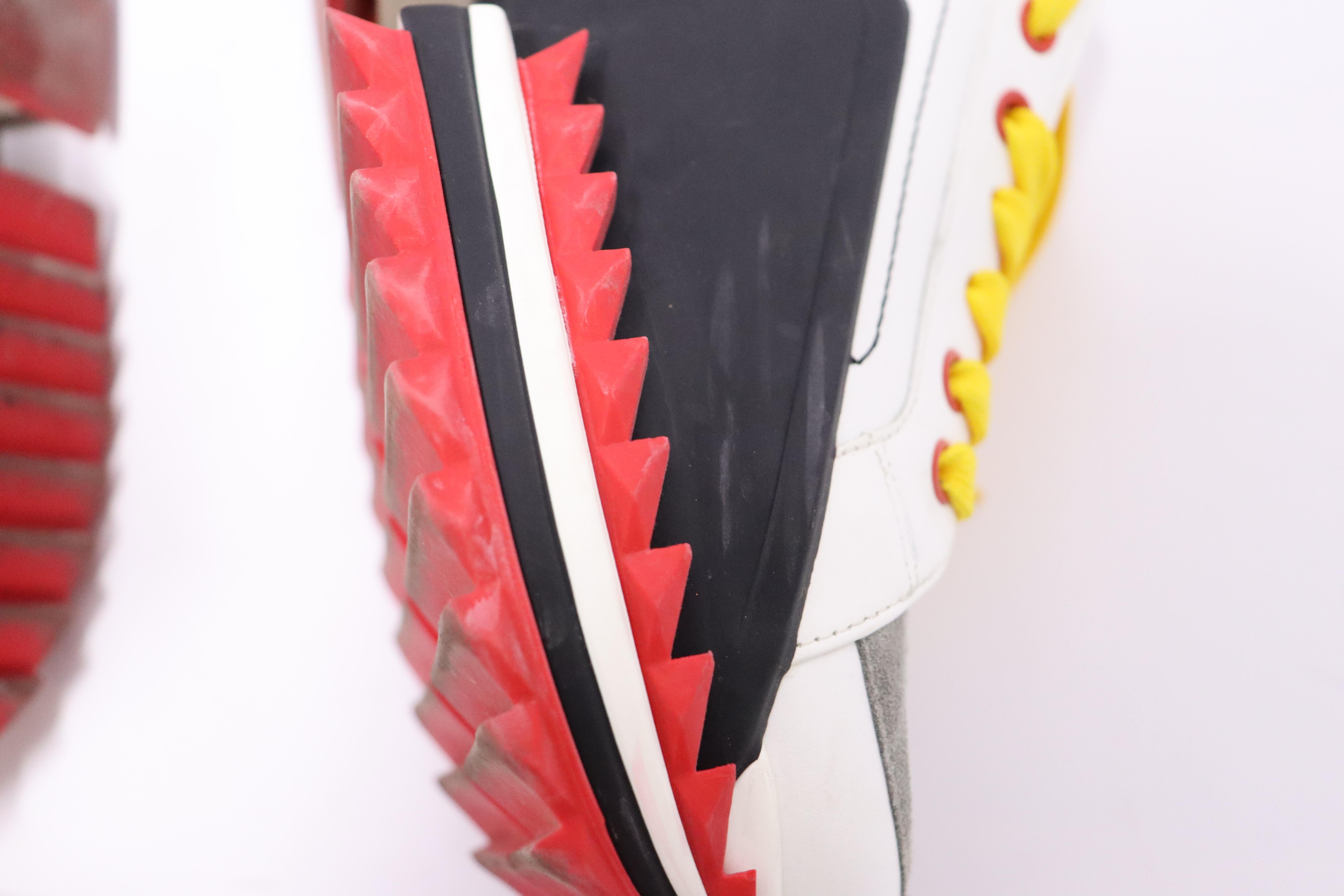 Dolce & Gabbana Sneakers Super Queen in pelle multicolore EU 40 4