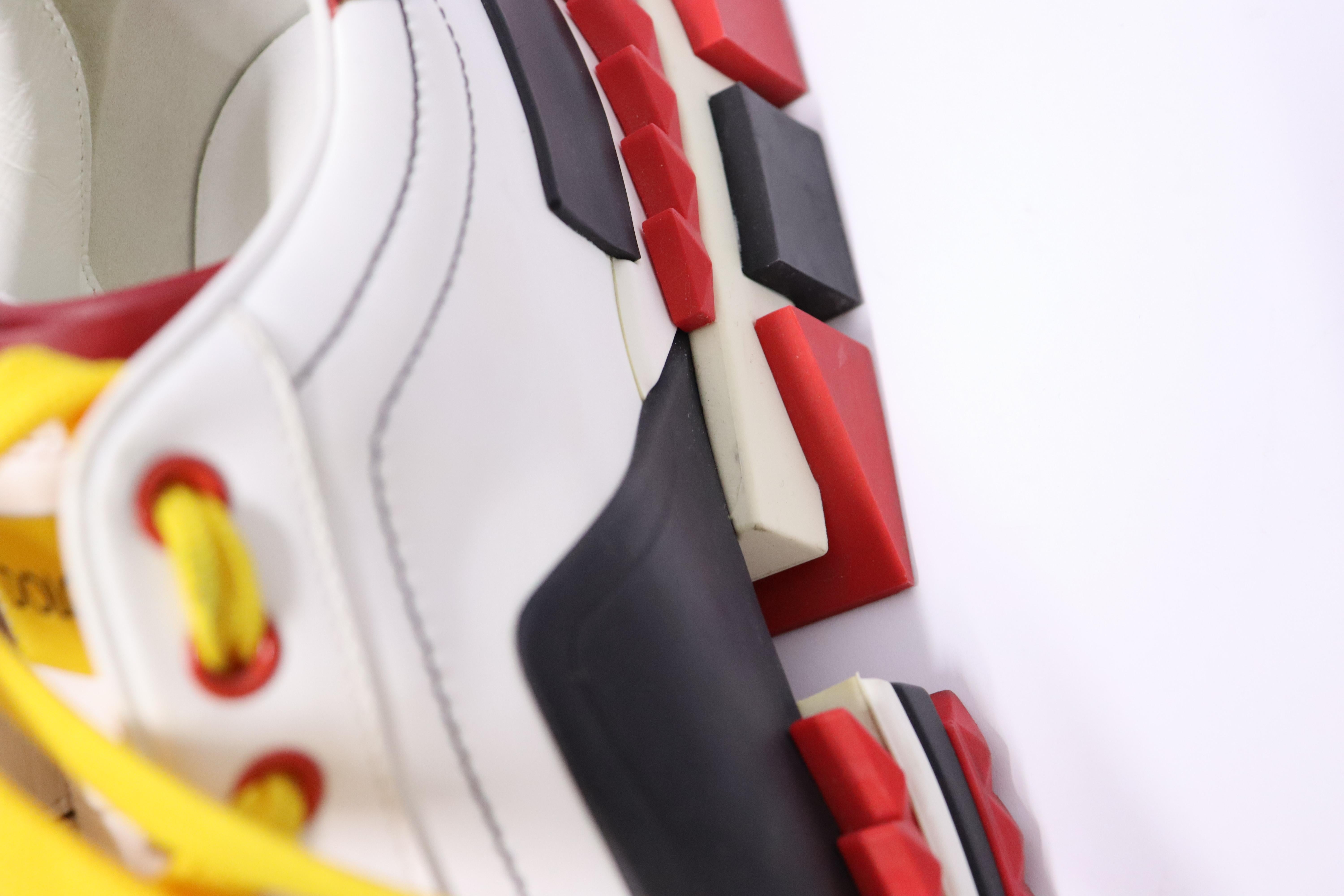 Dolce & Gabbana Sneakers Super Queen in pelle multicolore EU 40 2